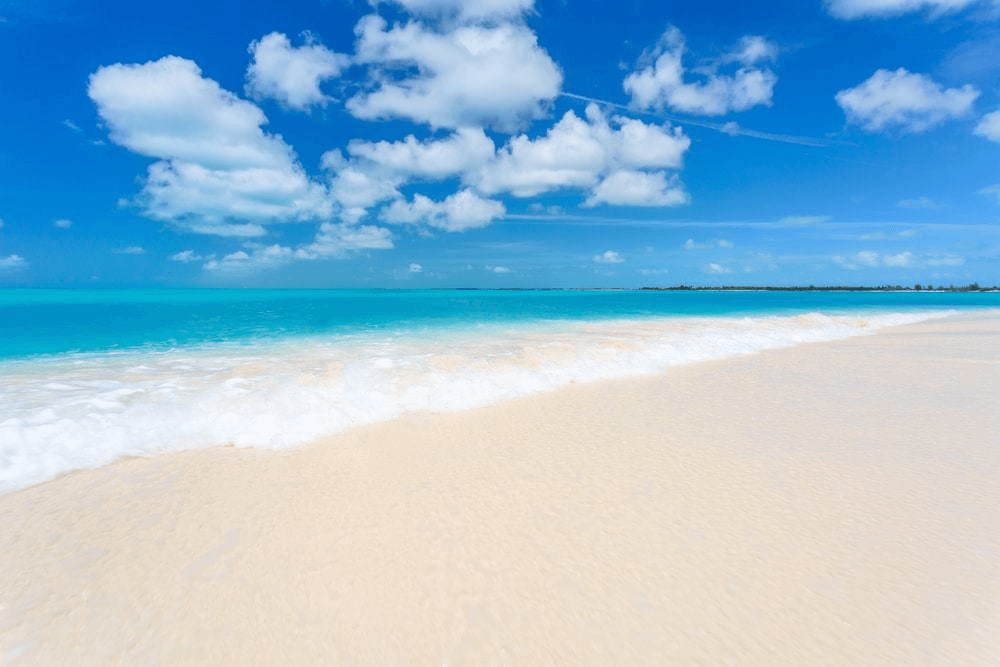 Crystal-clear waves on Cuban sand